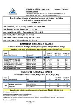 05 Cen&iacute;k dlažebn&iacute; a solit&eacute;rn&iacute; k&aacute;men 2017 - metry
