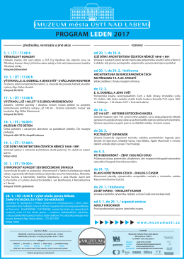program leden 2017
