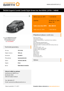 Uložit jako pdf - Autocentrum BARTH as