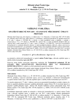 Opatření obecné povahy