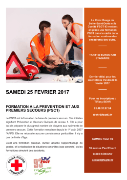 samedi 25 fevrier 2017