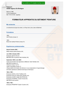 formateur apprentis du bâtiment peinture