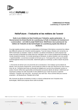Communiqué de presse
