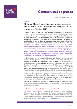 Christian Monteil salue l`engagement de ses agents sur le festival