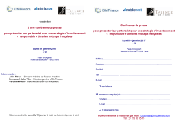 à une conférence de presse pour présenter leur