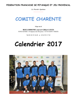 CALENDRIER 2017 test