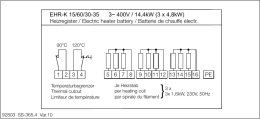 EHR-K 15/60/30-35 3~ 400V / 14,4kW (3 x 4,8kW)