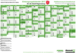 Entsorgungstermine Kaiser-Friedrich