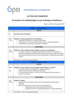 Programme