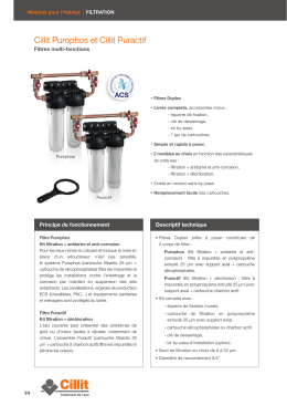 Cillit Filtres Purophos Puractif
