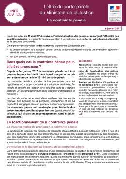 Pour télécharger la lettre - Justice / Presse