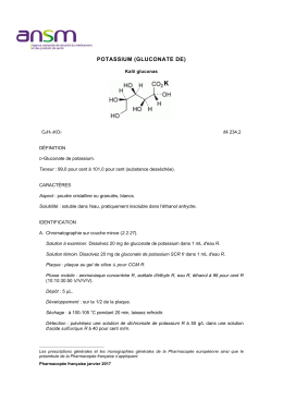 potassium (gluconate de)