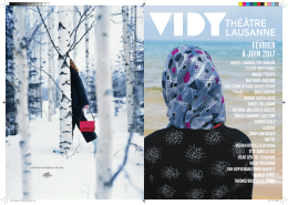 Magazine - Th&eacute;&acirc;tre de Vidy