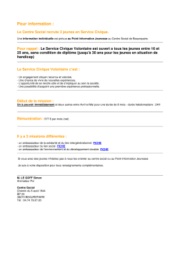 d`informations - REVEL
