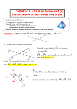 Théme 7-Exercices _énoncé