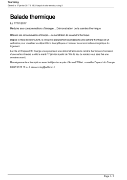 Balade thermique