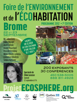 Foire ECOSPHERE – Foire ECOSPHERE