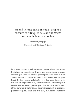 Quand le sang parle en code : origines cachées et