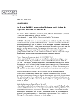 Télécharger - CANAL+ Groupe