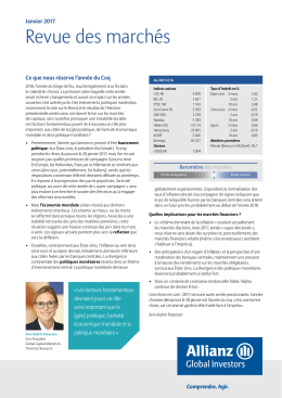 Revue des marchés - Allianz Global Investors France