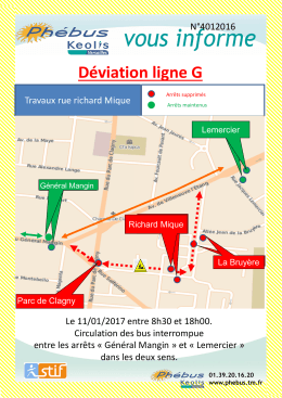 Affiche d`information