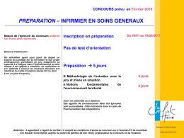 preparation – infirmier en soins generaux