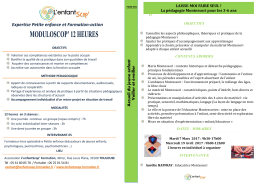 Fiche formation Laisse-moi faire seul