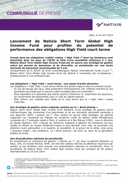 CP Natixis Short Term Global High Income Fund FR - racine