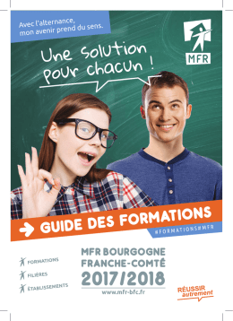 Télécharger notre guide des formations 2017/2018