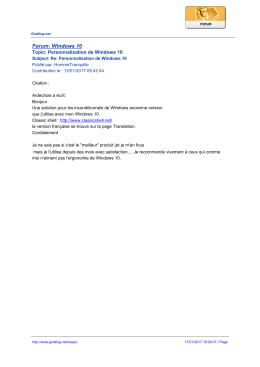 Forum: Windows 10
