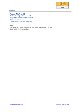 Forum: Windows 10