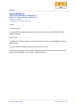 Forum: Windows 10