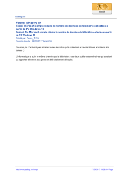 Forum: Windows 10