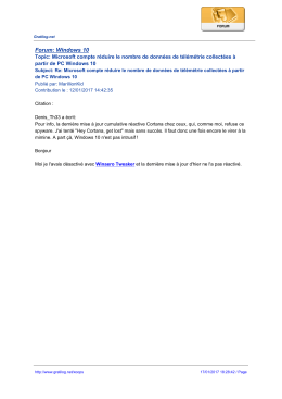 Forum: Windows 10