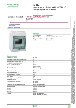 Télécharger la fiche technique du produit 13442
