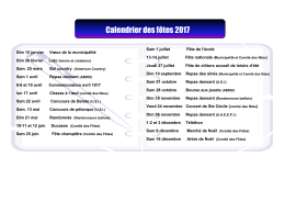 Télécharger le calendrier annuel des fêtes et - Izel-les