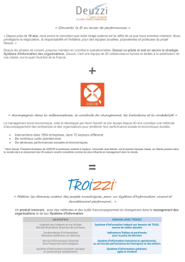 Convertir le SI en levier de performances - ISEOR