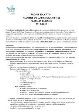 projet educatif accueils de loisirs multi sites familles rurales 2017-2019