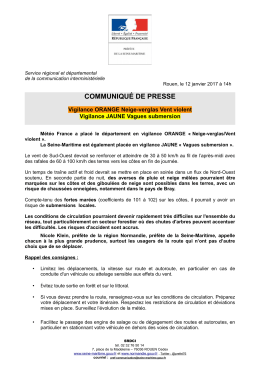 communiqu&eacute; de presse - Saint Pierre de Varengeville