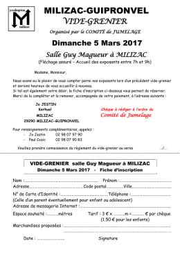 Téléchargez le bulletin d`inscription (format )