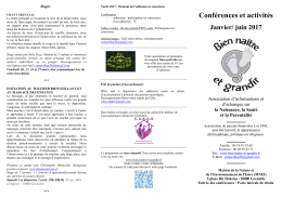 Programme 2017 - Bien Naître Et Grandir