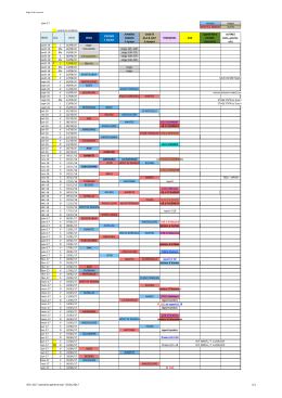 Le Calendrier général 2016