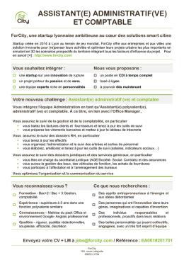 assistant(e) administratif(ve) et comptable