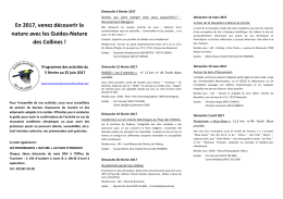 activités GNC - Contrat de rivière Dendre