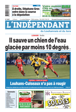 Il sauve un chien de l`eau glacée par moins 10 degrés P.4