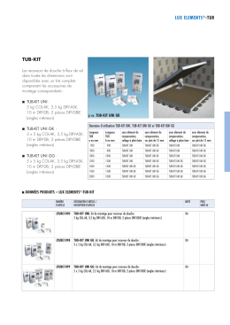 LUX ELEMENTS&reg;-TUB TUB-KIT