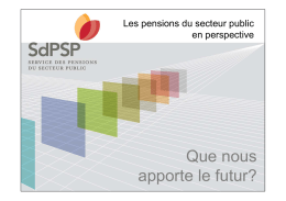 La réforme des pensions de survie