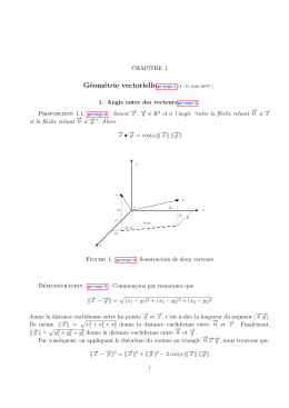Géométrie vectoriellege-ncgv.1 [1 - B. Ischi 06-07 ]