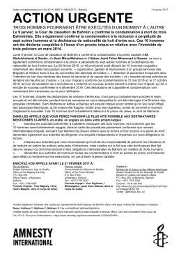 TROIS HOMMES POURRAIENT ÊTRE EXÉCUTÉS D`UN MOMENT