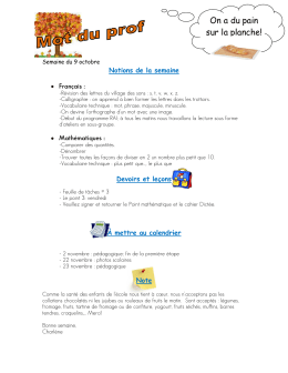 On a du pain sur la planche! - Commission scolaire de Laval